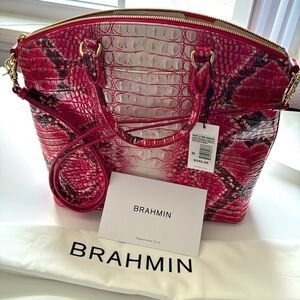 Brahmin Crown of Hearts Ombré Melbourne Satchel